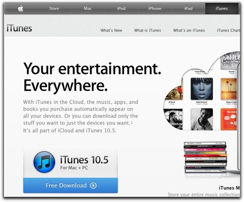 iTunes 10.5がリリースされています（Mac,Windows）