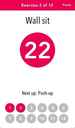 【iPhone,iPad】音声付き7分間のトレーニングアプリ「7 Minute Workout 」が無料に