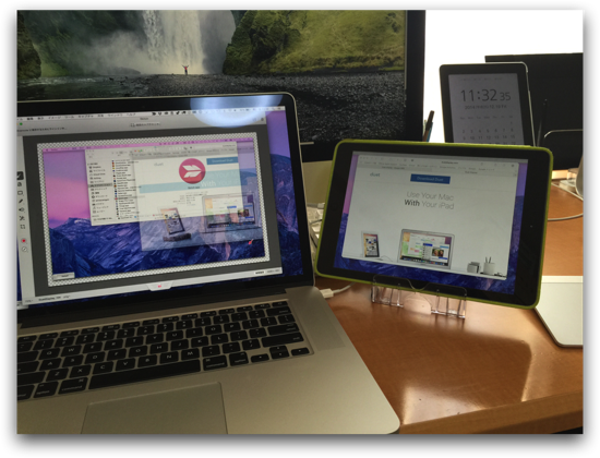 【Mac,iOS】「Duet Display」でタイムラグなくMacのサブディスプレイにiPad,iPhoneが使える
