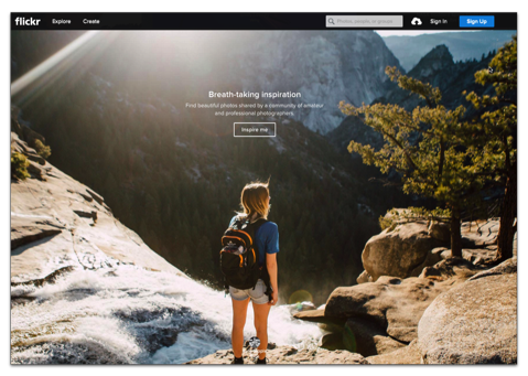 【Mac】Safariなどブラウザで表示＆編集「flickr」、「PhotoStream」のメイン画面