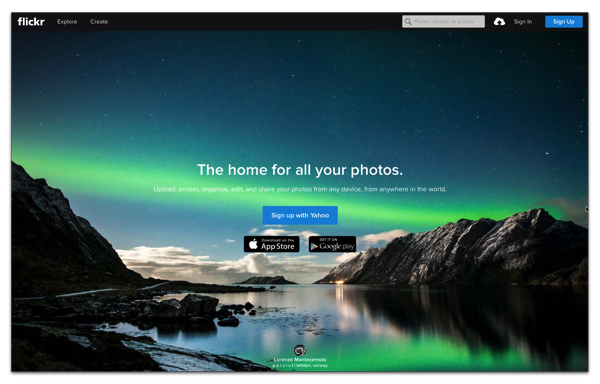 iPhoneやMacから自動アップロード出来る写真共有＆バックアップ「flickr」の設定4 「Sharing & Extending」