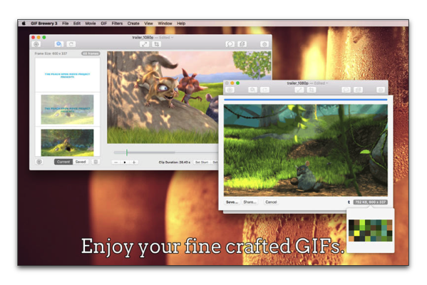 【Sale情報】MacのGIFアニメ作成アプリ「GIF Brewery 3」がリリース記念で無料
