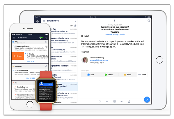 人気メーラー「Spark」が予定通りiPadに対応、これはもうメインでしょ！
