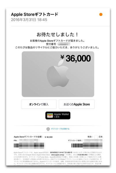 Apple Store GiftCard 006