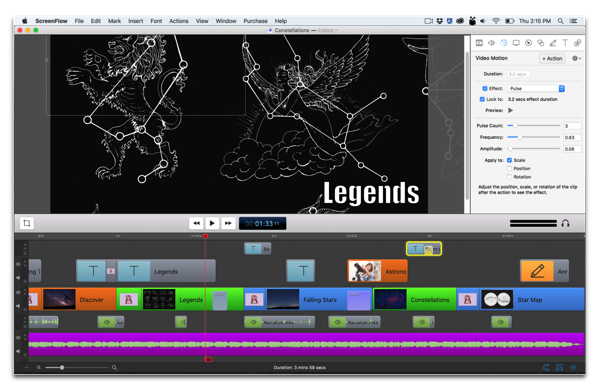 【Mac】スクリーンキャスト&ビデオ編集アプリ「ScreenFlow」がVer.6へメジャーバージョンアップ