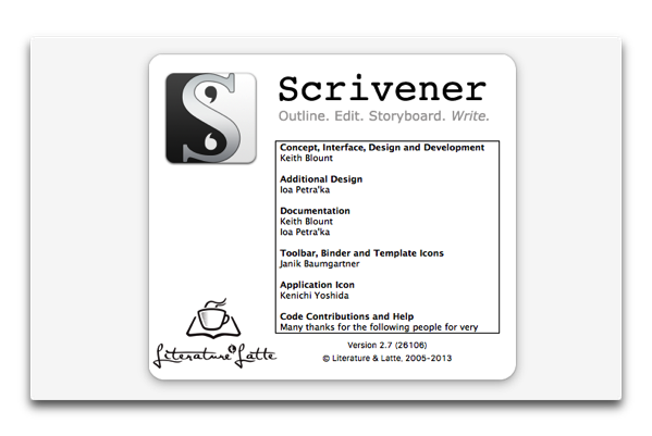 【iPad】Mac版の高機能アウトラインプロセッサ「Scrivener」が「Scrivener for iPad」のベータテスターを募集