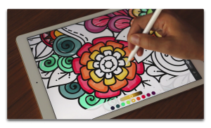 【iPad Pro】最近一大ブームの「大人の塗り絵」を「iPad Pro」 +「 Apple Pencil」で | 酔いどれオヤジのブログwp