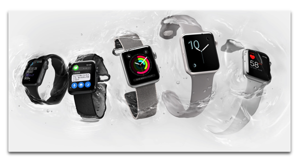 Apple Watch Series 2 スペースブラックステンレススチールケースと 