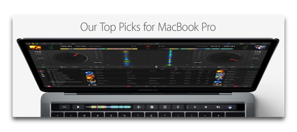 Mac App Storeで「Our Top Picks for MacBook Pro」と題して特集をしています
