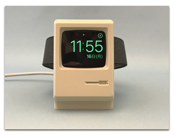 「Macintosh 128K」を模したApple Watch充電スタンド「Elago W3 Stand Apple Watch」が届いた