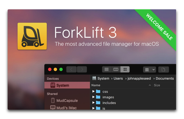 【Mac】デュアルペインファイルマネージャー＆転送クライアント「ForkLift 3」をリリースで「ForkLift 2」はMac App Storeで無料