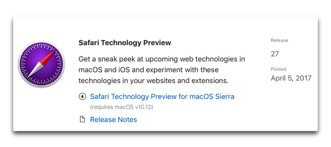 Safari Technology Preview Release27 001