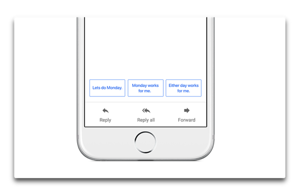 iOSとAndroid用「Gmail」にSmart Reply機能が追加