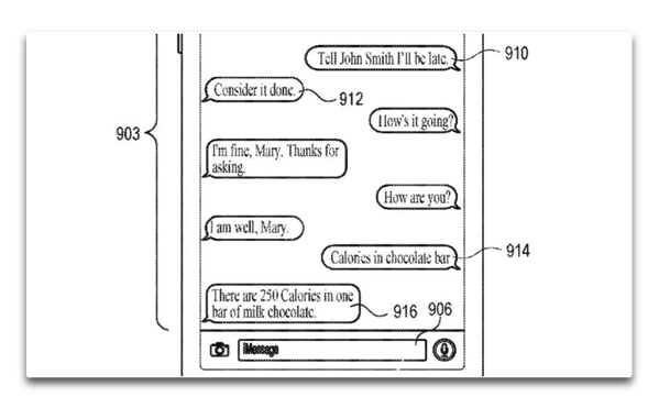 Appleの新しい特許、iMessage内でSiriを使用して騒々しい環境などでユーザーを支援