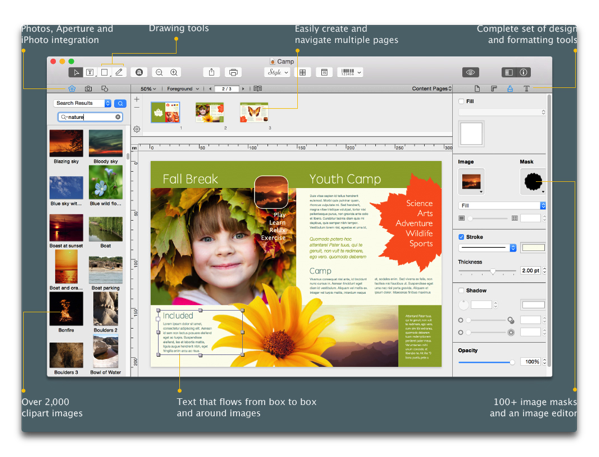 【Mac】ページレイアウトアプリケーション「Swift Publisher 4」