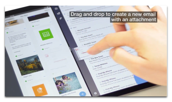 「iOS 11」ではiPadでドラッグ＆ドロップが現実になる可能性がある