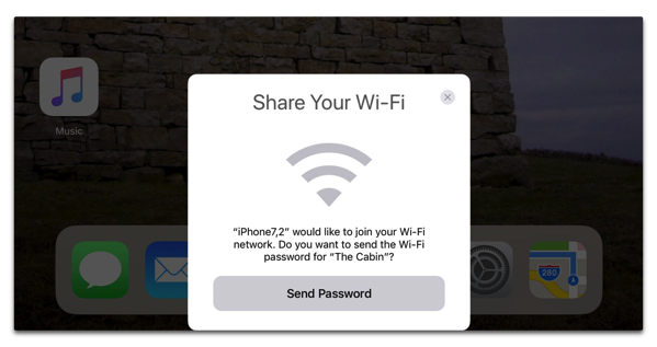 【iOS 11】友人と簡単にWi-Fiを共有、近くのデバイスにパスワードを自動送信
