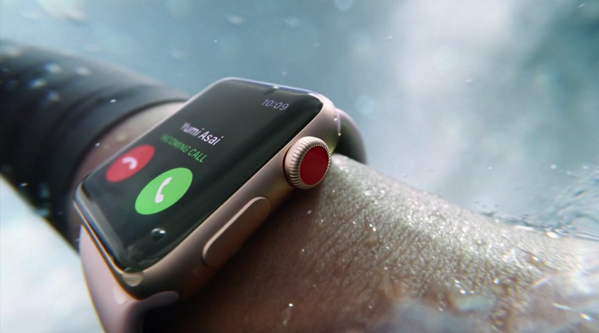 Apple、「Apple Watch Series 3」を正式発表、予約は9月15日、発売は9月22日