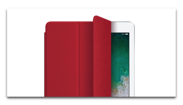 Apple、「10.5インチiPad Pro用レザースリーブ」「iPad Smart Cover」「Apple Pencilケース」に(PRODUCT)REDを追加