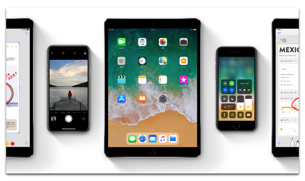 「iOS 11」には、5種類のタップを提供していますが、間違う事はない