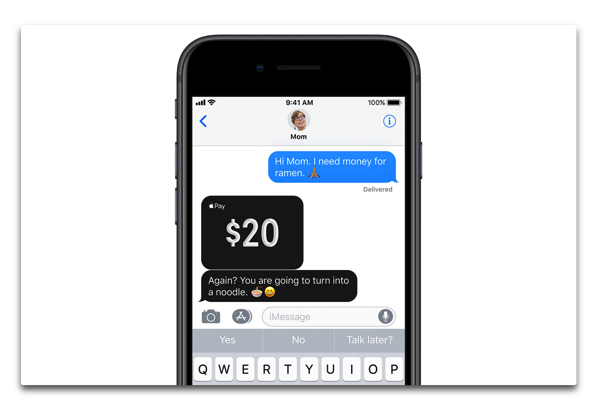 「Apple Pay Cash」が「iOS 11.2 beta」「watchOS 4.2 beta」で利用可能に