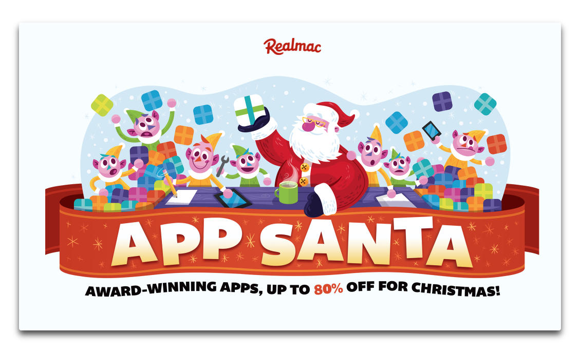 【Sale情報】今年も、MacとiOSアプリのプロモーション「App Santa」（80％オフ）が19日より開催
