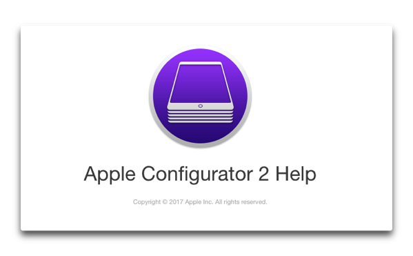 Apple Configurator 2 Help 001