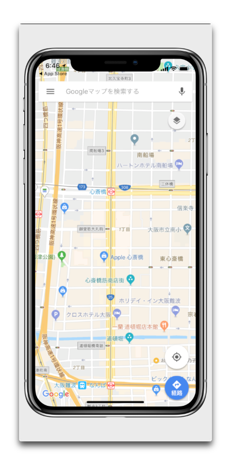 Googlemap iphonex 002