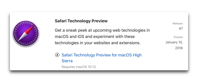 Safari Technology Preview47