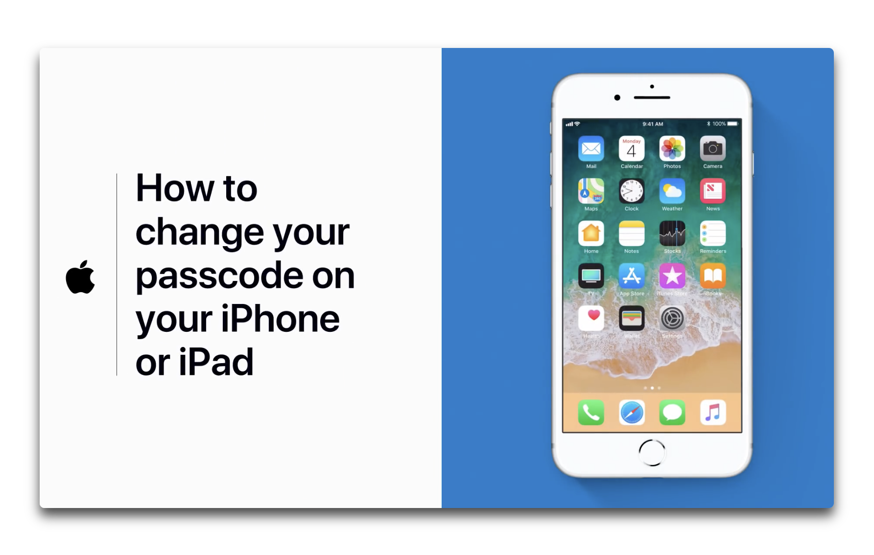 Apple Support、iPhoneまたはiPadでパスコードを変更する方法を説明するビデオを公開