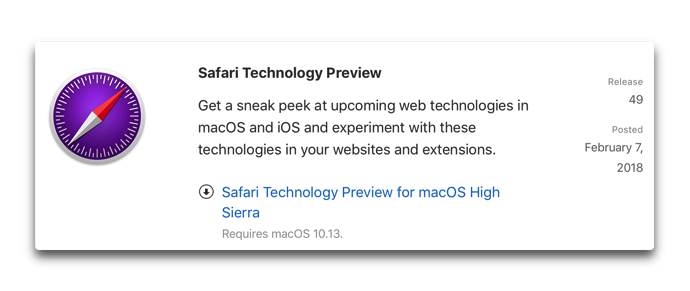 Safari Technology Preview 47 001