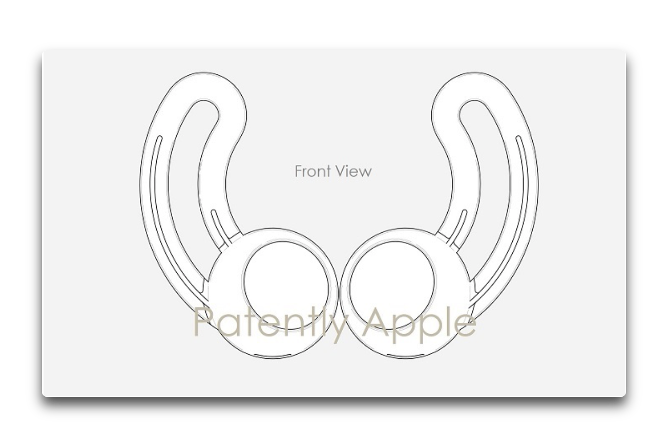 Appleの特許出願により、AirPodとEarPodの耳のウィングチップが明らかに