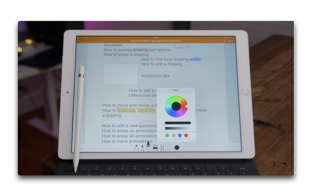 iPadのPagesで新しい図面とスマートアノテーション機能を使用するビデオが公開