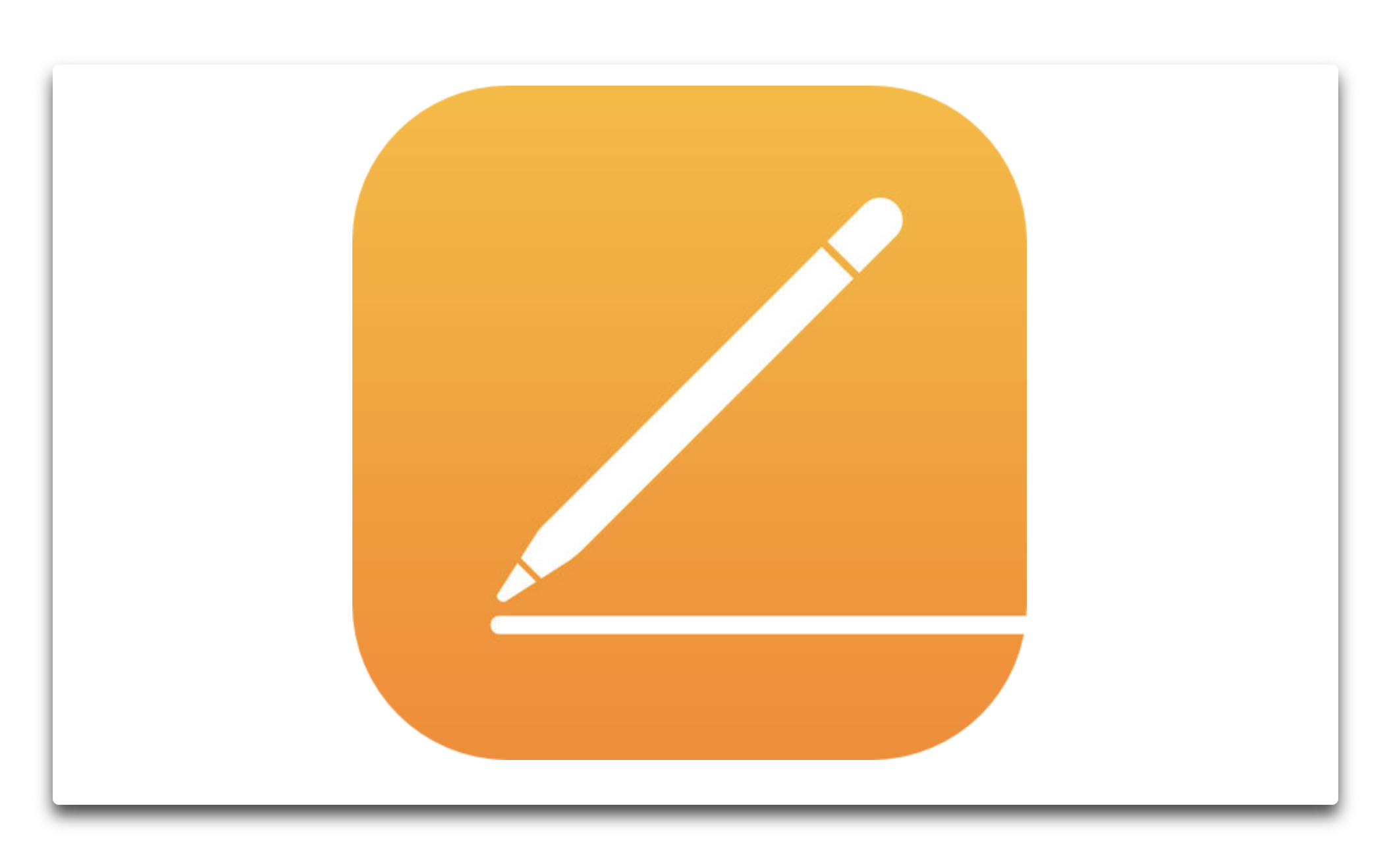 Apple、Apple Pencil対応でiOSのPagesのアイコンを変更