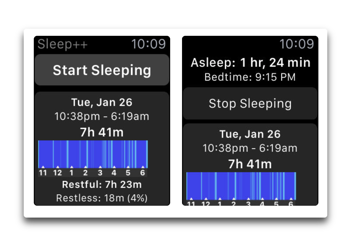 【iOS/Apple Watch】睡眠トラッカー「Sleep++」がバージョンアップで自動スリープをサポート
