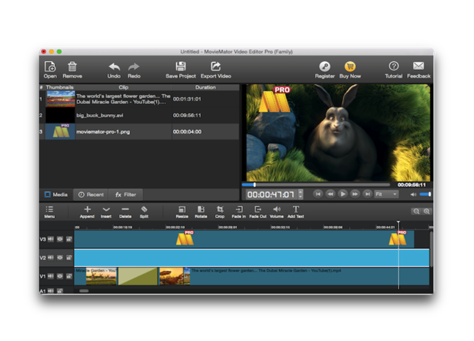 Video Editor MovieMator Pro 002