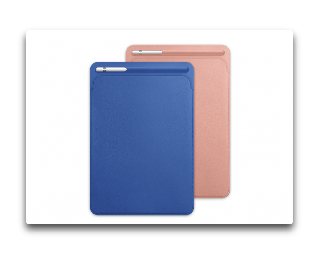 Apple、10.5インチiPad Pro用のレザースリーブとSmart Coverにスプリングコレクションを追加