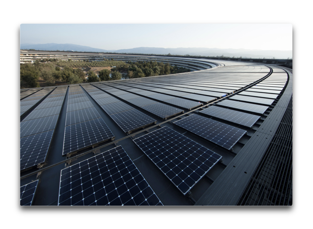 Apple、 再生可能エネルギーで 世界的に自社の電力を100%調達を発表