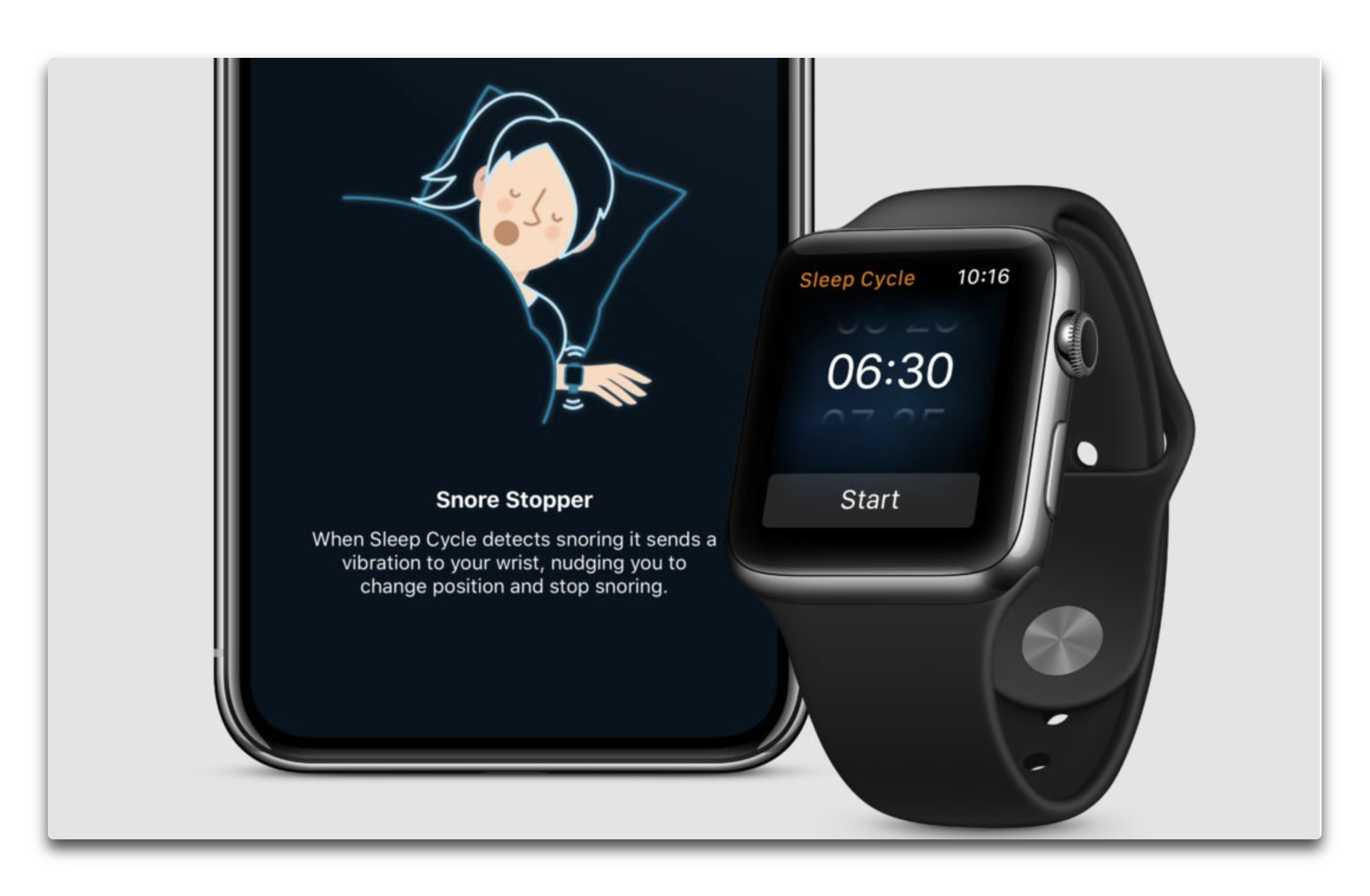 【Apple Watch】睡眠トラッカー「Sleep Cycle」、バージョンアップで”いびき”を知らせる