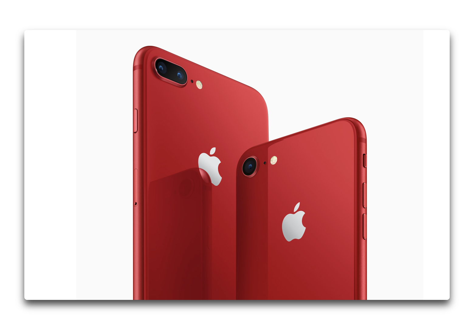 Apple、iPhone 8とiPhone 8 Plus（PRODUCT）REDスペシャルエディションを発表
