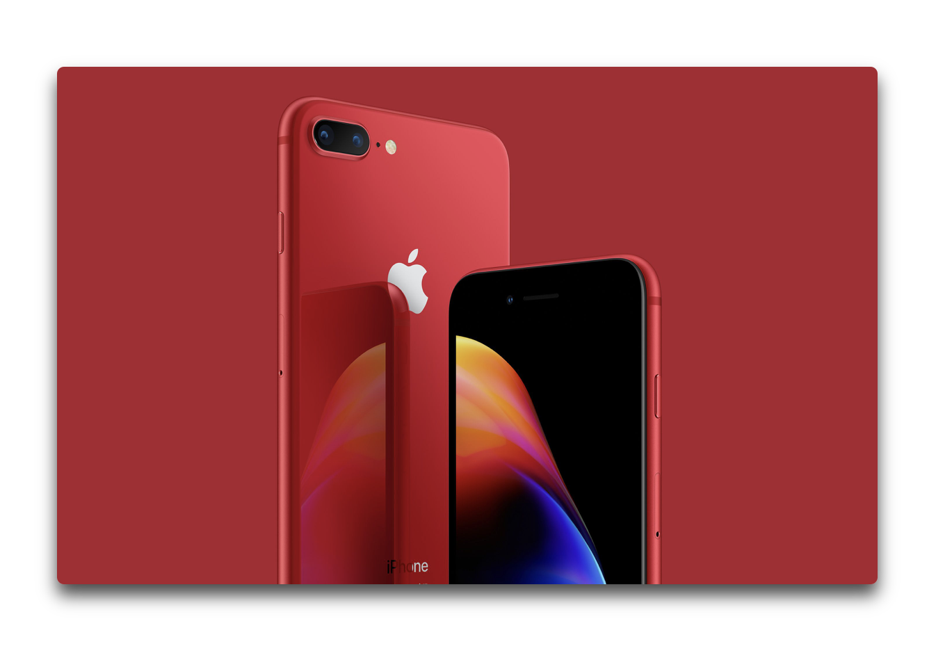 Apple、iPhone 8/8 Plus (PRODUCT)RED の予約受付を開始