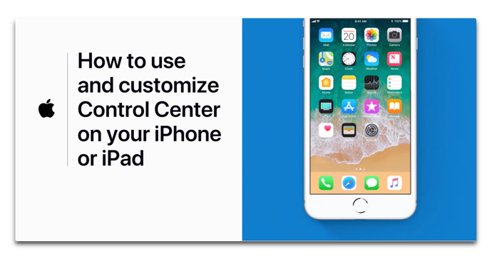 Apple Support、コントロールセンターを使用およびカスタマイズするハウツービデオを公開