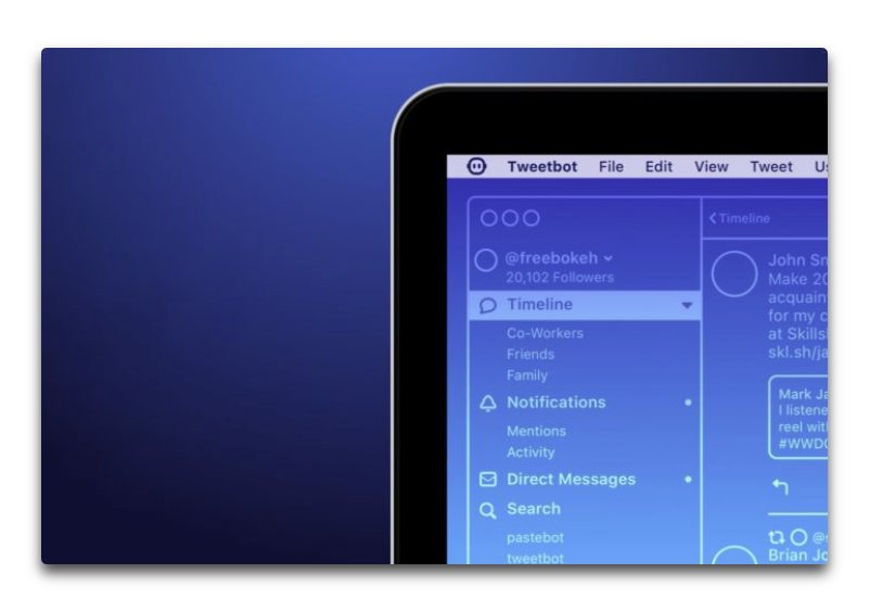 【Mac】tapbots、ナイトモードなど新機能をサポートしたTwitterクライアント「Tweetbot 3 for Twitter」をリリース