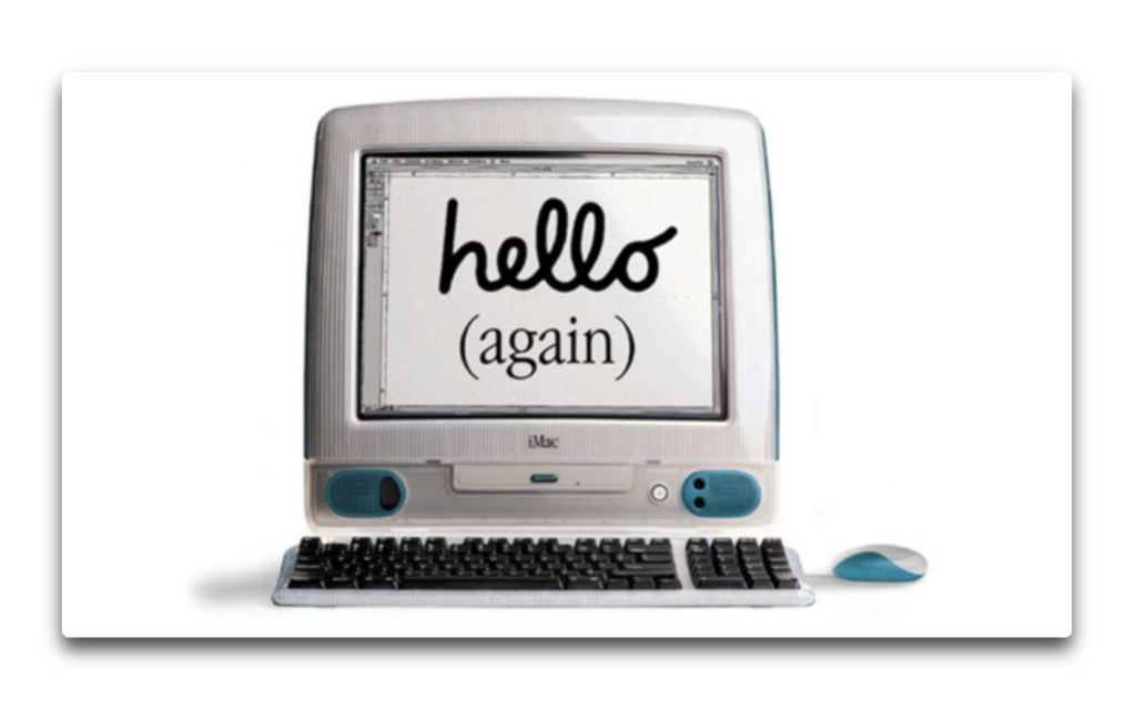 iMac登場から20周年、Tim Cookは Jobs氏の発表ビデオと共に祝福のツイート
