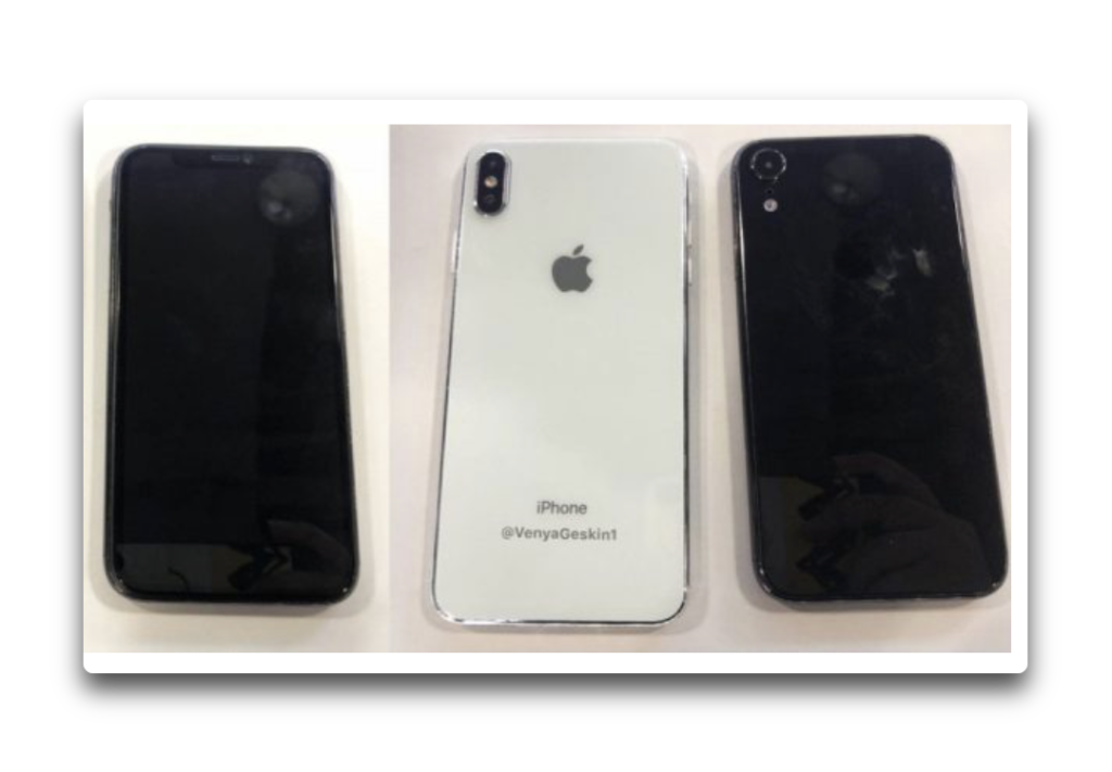 6.5インチ「iPhone X Plus」と6.1インチLCD iPhoneのダミーと言われる画像が公開