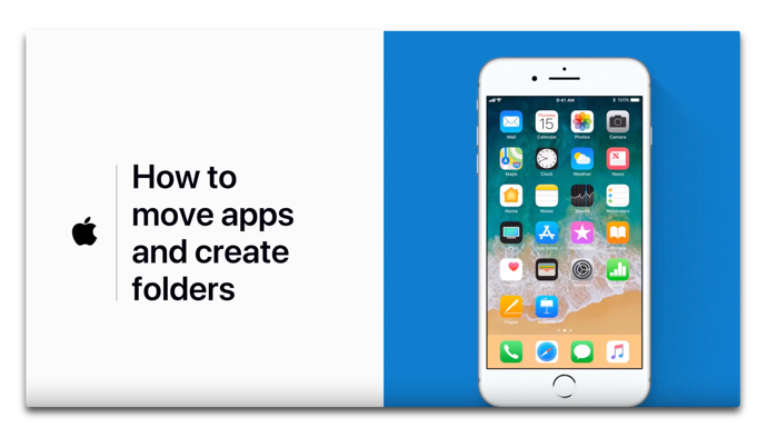 Apple Support、「フォルダ作成＆アプリの移動と削除＆再インストール」に関するハウツービデオ2本を公開