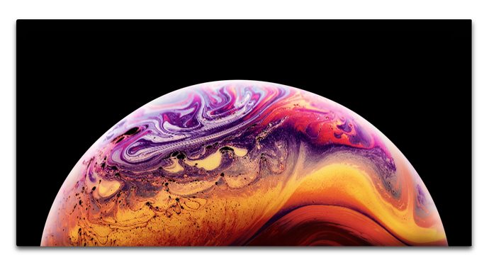 気分はiPhone XS、流出した画像から壁紙が公開される