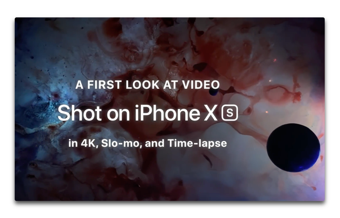 iPhone XSでスローモーション、4K、タイムラプス機能で撮影したビデオ