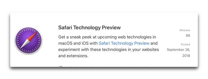 Safari Technology Preview 66 001