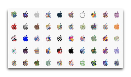 Apple の10月30日開催のスペシャルイベントのロゴは合計370個あった